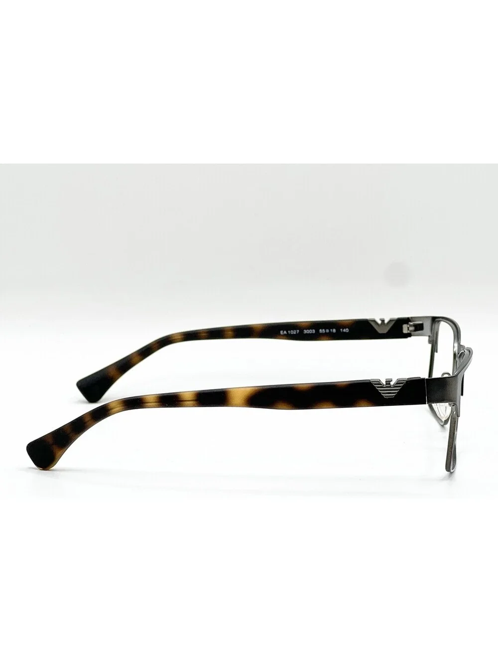 Emporio Armani Ea 1027 3003 Matte Gunmetal Authentic Eyeglasses 55-18-140
